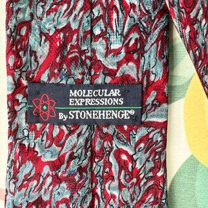 Vintage Ben & Jerry's/ Molecular Expressions by Stonehenge Silk Men's Neck Tie